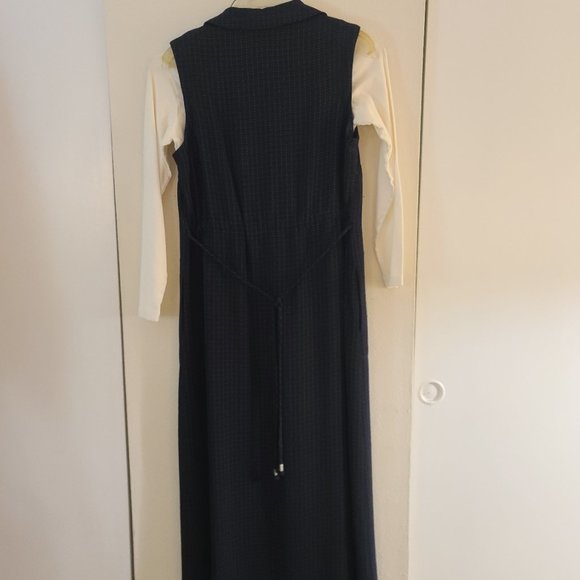 Liz Claiborne Liz Sport 2 Piece Dress Blue/White Size 10p - Picture 5 of 14